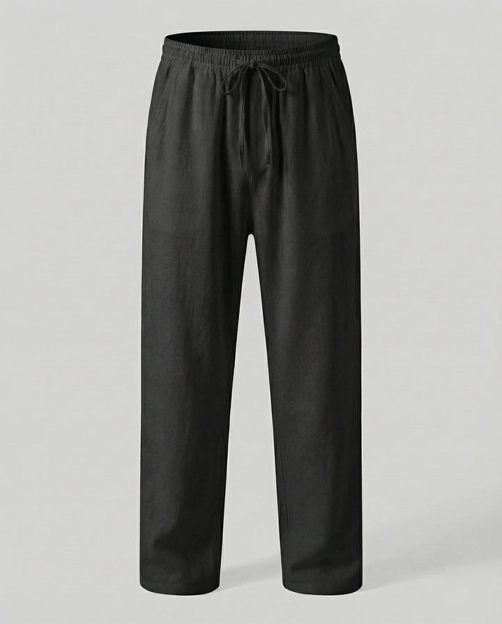 Herren lässige Leinen-Loungehose im Zen-Stil