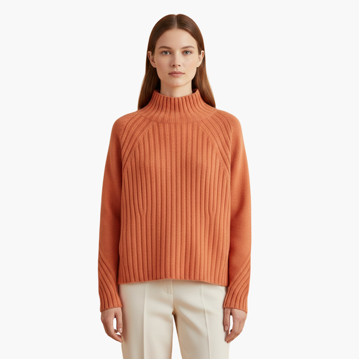 Arabella | Chic Ribbed Turtleneck Merino Sweater