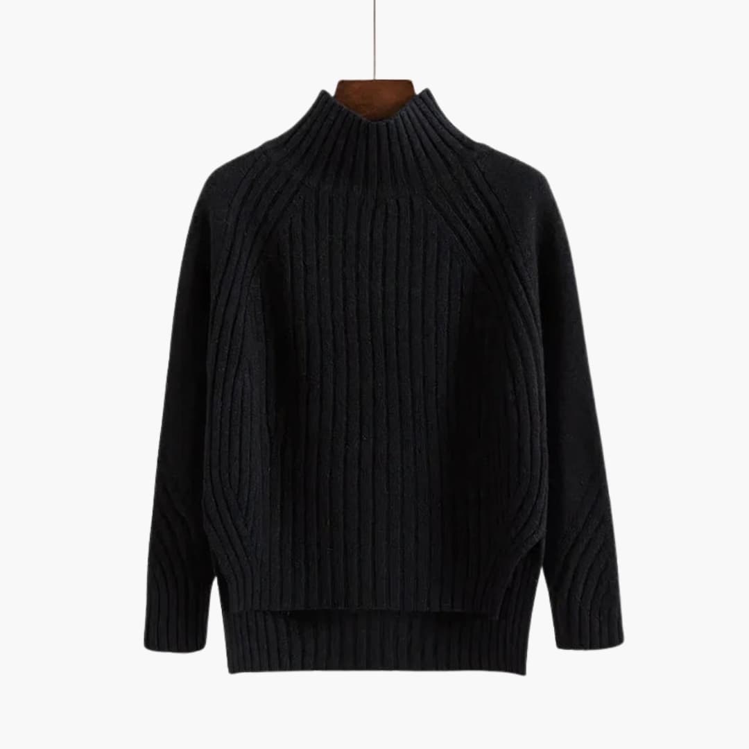 Arabella | Chic Ribbed Turtleneck Merino Sweater