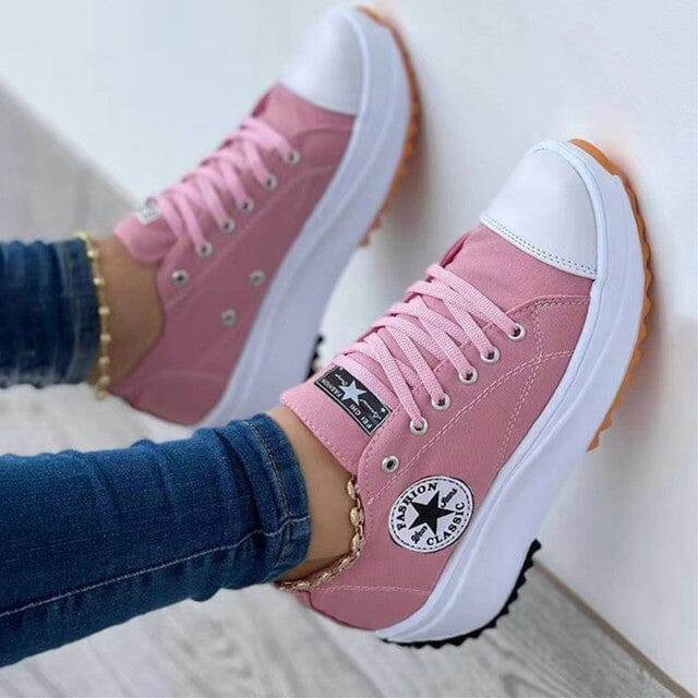 Cora | Chic LED Light-Up Sneakers With Lace-Up Design