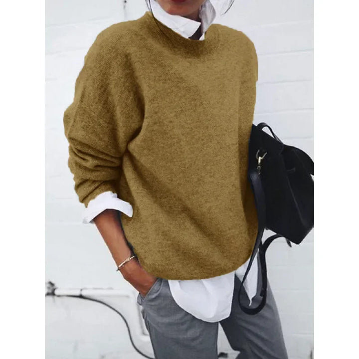 Margot | Elegant Crew Neck Oversized Pullover