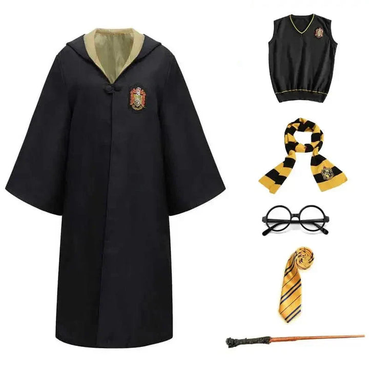 Rosanna | Complete Hogwarts Wizard Costume Set With Robe And Accessories