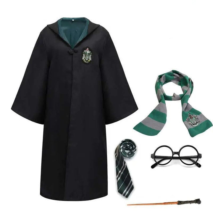 Rosanna | Complete Hogwarts Wizard Costume Set With Robe And Accessories