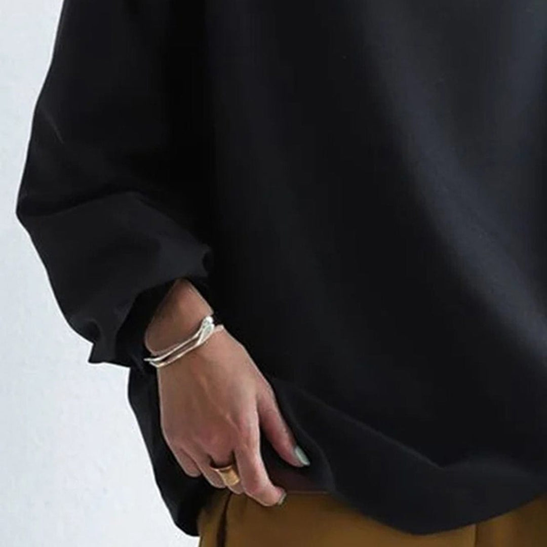 Riley | Elegant High-Neck Oversized Knit Sweater