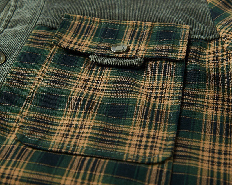 Lilly | Stylish Sherpa-Lined Plaid Flannel Shirt Jacket For Men