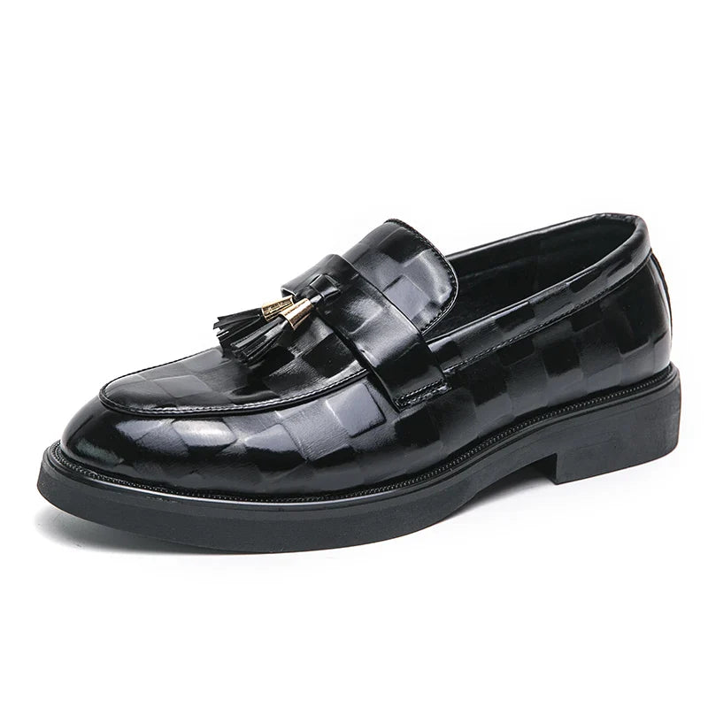 Maxwell | Sleek Brown Tassel Loafers With Classic Finish
