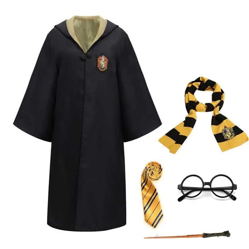 Rosanna | Complete Hogwarts Wizard Costume Set With Robe And Accessories
