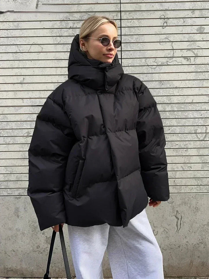 Phoebe | Chic Oversized Puffer Jacket With Quilted Design
