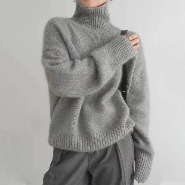 Riley | Cozy Turtleneck Oversized Knit Sweater