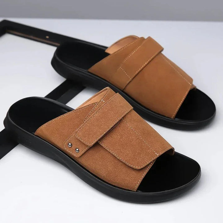 Eliana | Stylish Adjustable Strap Comfort Slides For Men