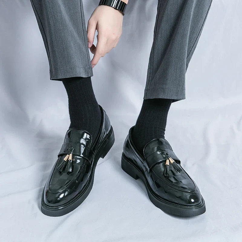 Maxwell | Sleek Brown Tassel Loafers With Classic Finish