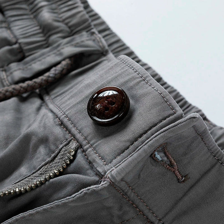 Emma | Stylish Multi-Pocket Cargo Shorts With Belt