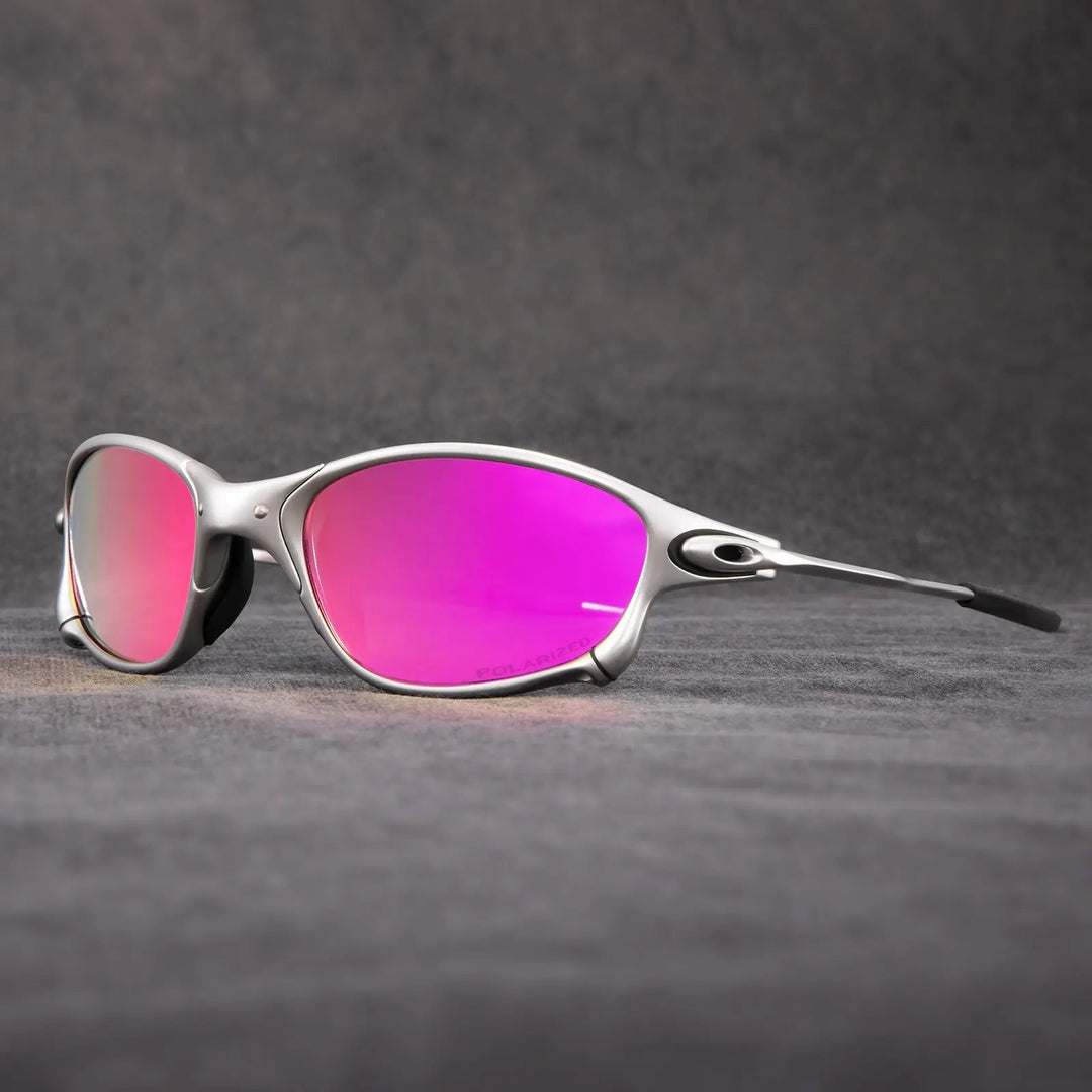 Jericho | Sleek Polarized Sport Sunglasses With Red Mirror Lens