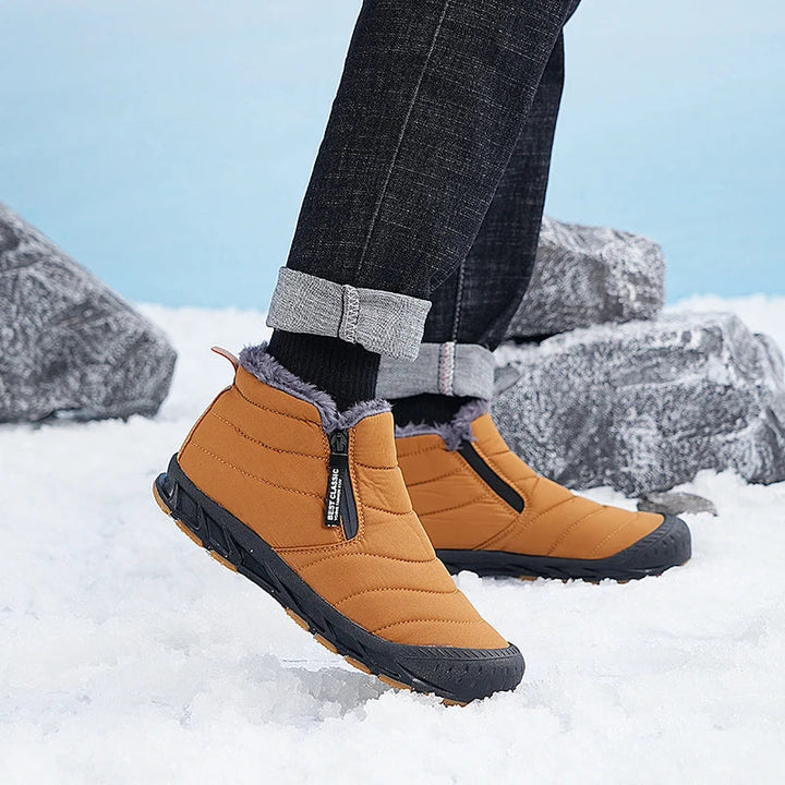 Elara | Stylish Waterproof Fur-Lined Winter Ankle Boots