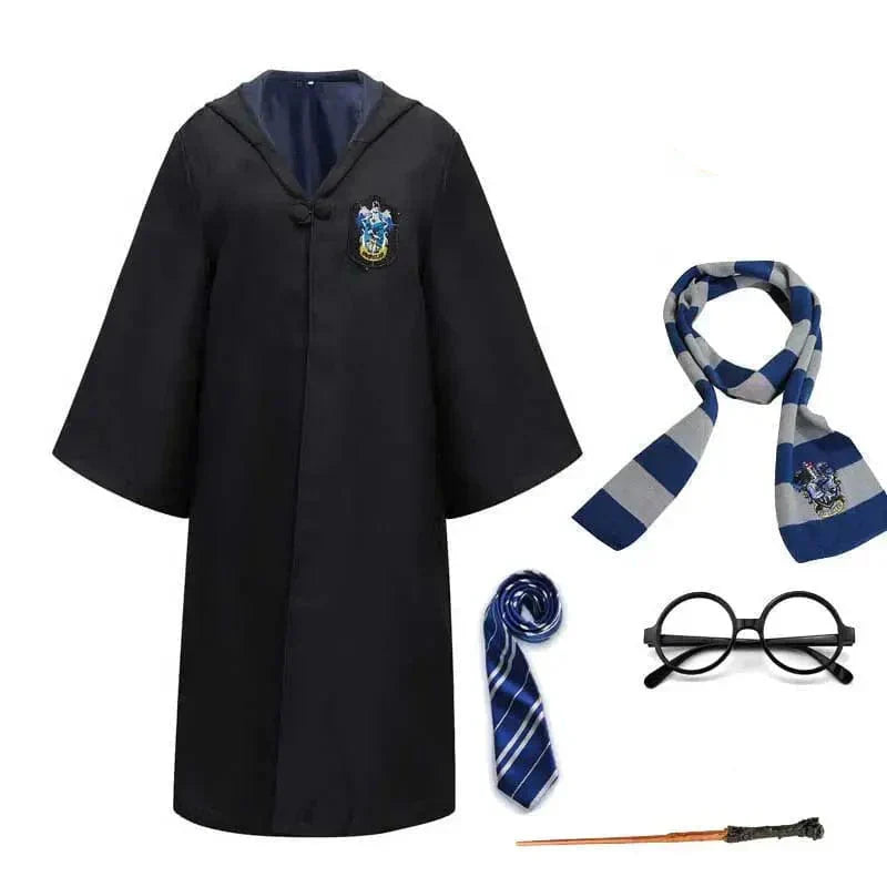 Rosanna | Complete Hogwarts Wizard Costume Set With Robe And Accessories
