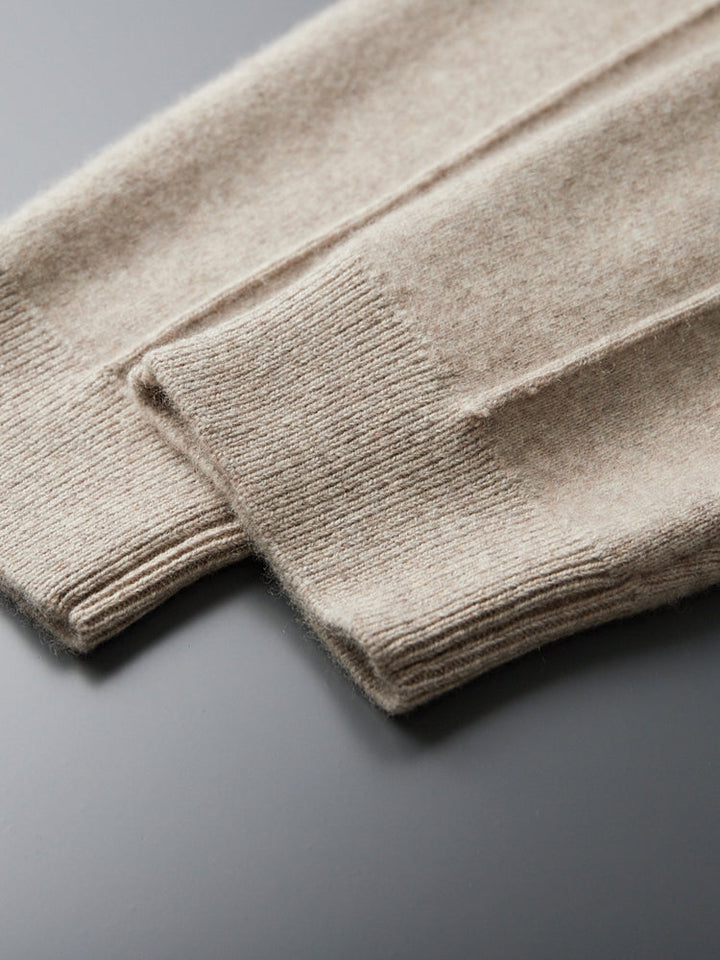 Cordelia | Premium Merino Wool Tracksuit Set Men - Beige