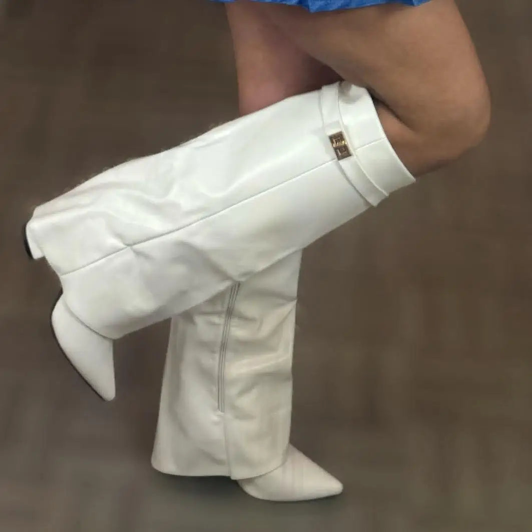 Ella | Thigh-High Buckle Boots