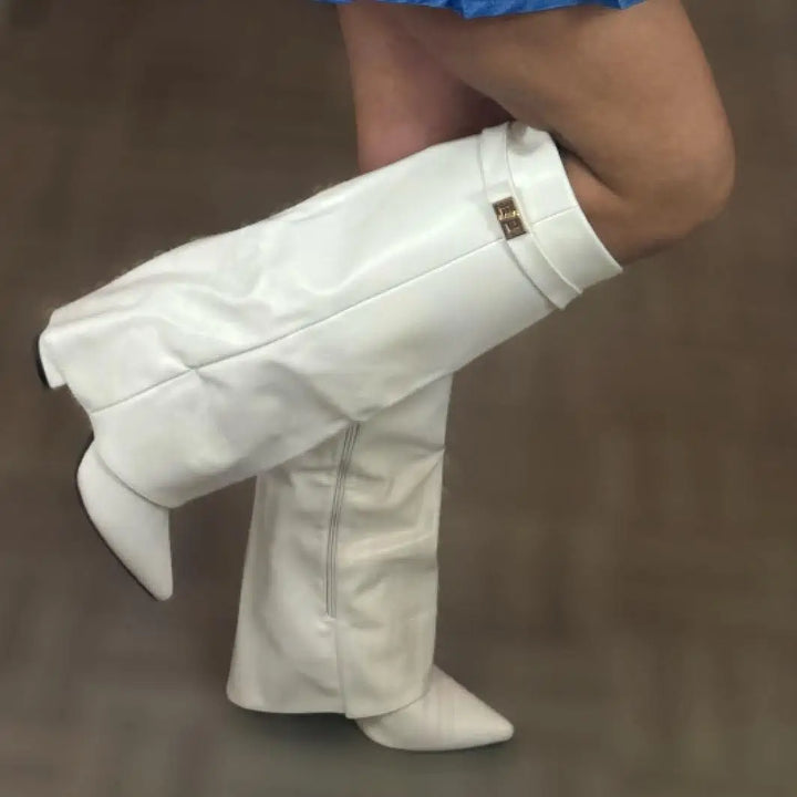 Ella | Thigh-High Buckle Boots