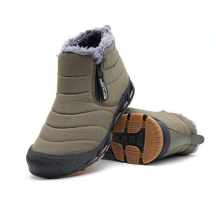 Elara | Stylish Waterproof Fur-Lined Winter Ankle Boots
