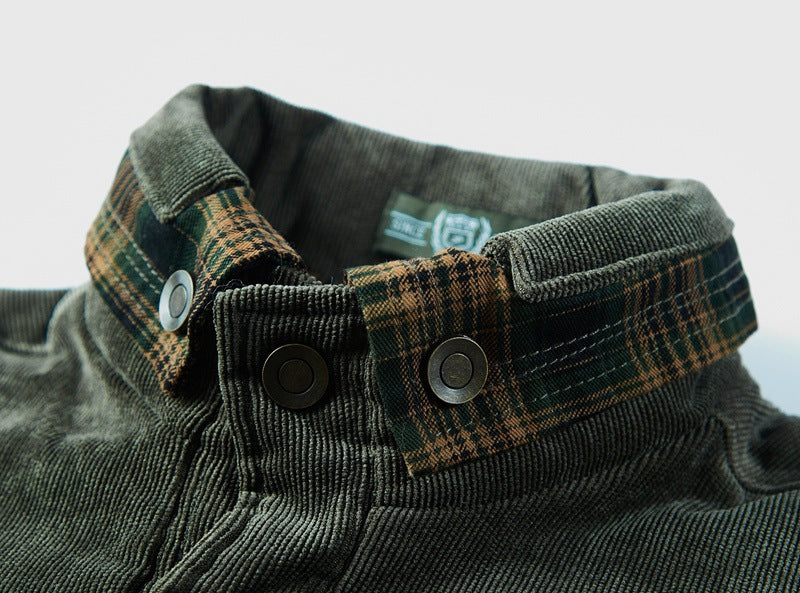 Lilly | Stylish Sherpa-Lined Plaid Flannel Shirt Jacket For Men