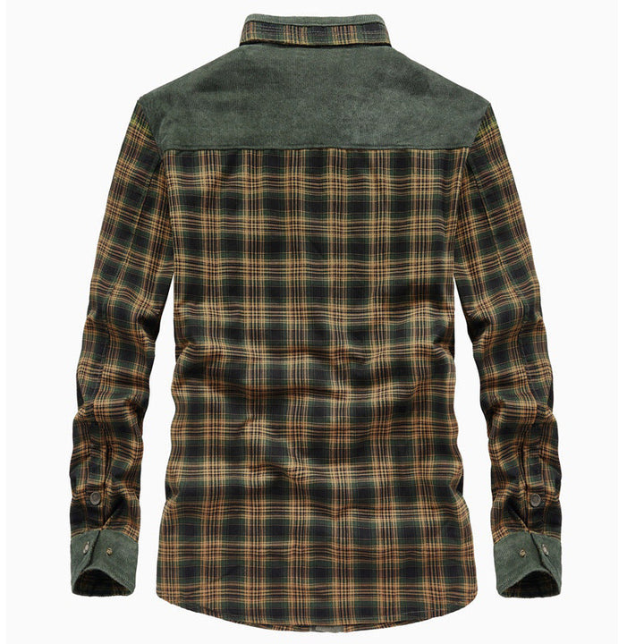 Lilly | Stylish Sherpa-Lined Plaid Flannel Shirt Jacket For Men