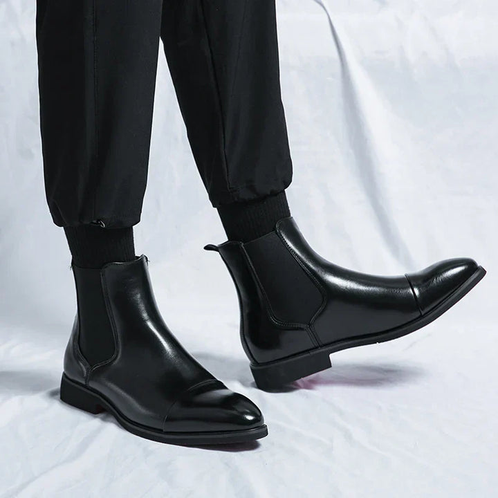 Daniel | Men’s Elegant Leather Slip On Boots
