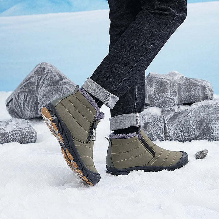Elara | Stylish Waterproof Fur-Lined Winter Ankle Boots
