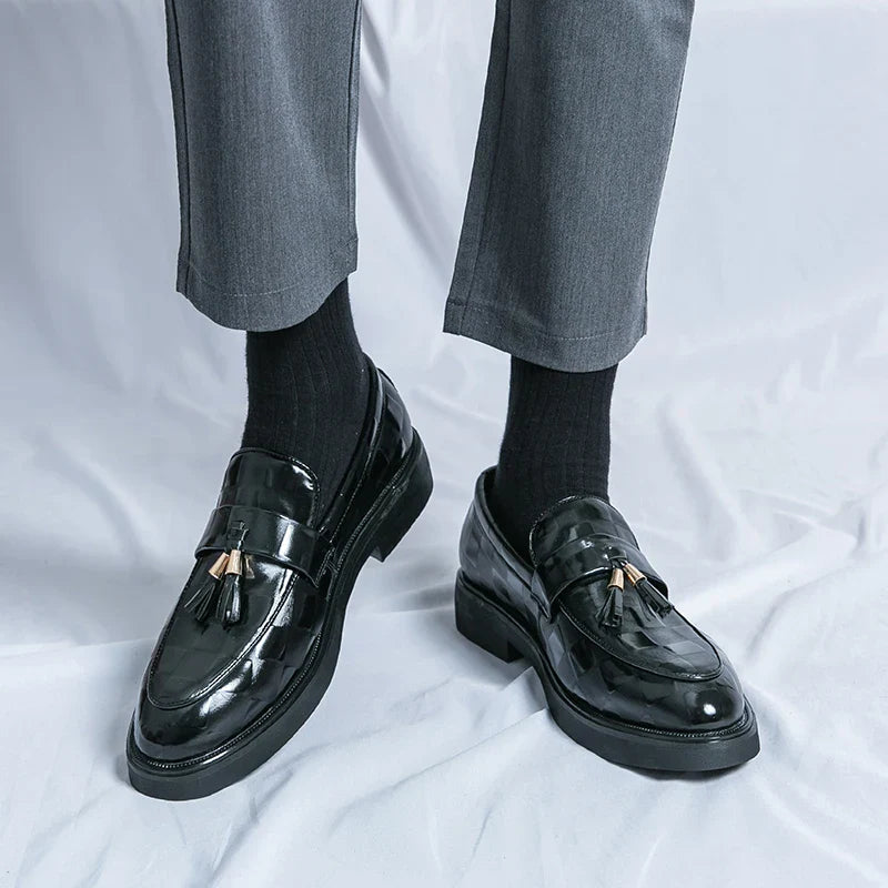 Maxwell | Sleek Brown Tassel Loafers With Classic Finish