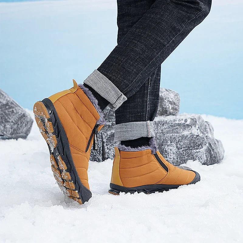 Elara | Stylish Waterproof Fur-Lined Winter Ankle Boots
