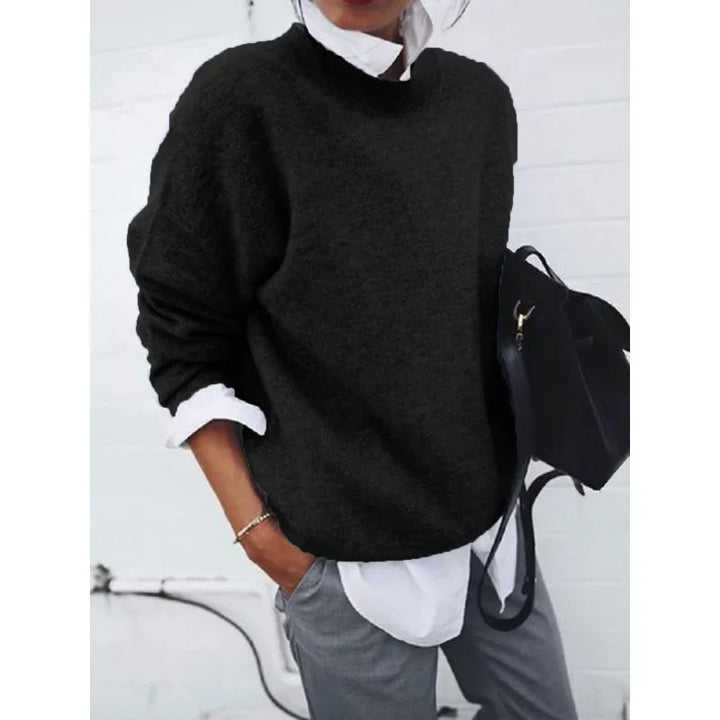 Margot | Elegant Crew Neck Oversized Pullover