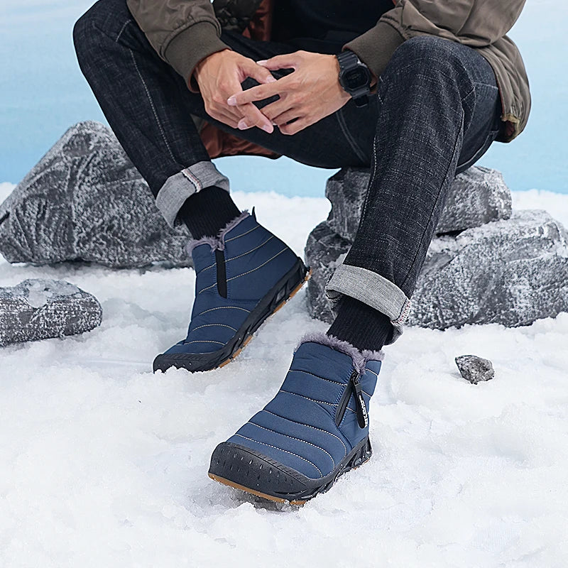 Elara | Stylish Waterproof Fur-Lined Winter Ankle Boots