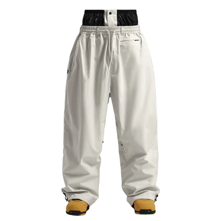 Phoebe | Stylish Baggy Cargo Snow Pants With Cow Print