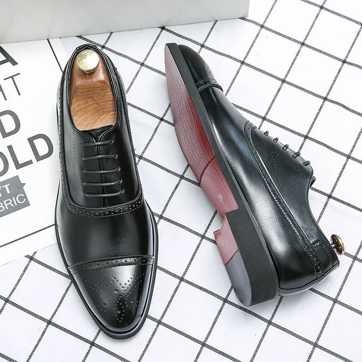 Cordelia | Elegant Oxford Brogue Dress Shoes Men - Wedding Classic