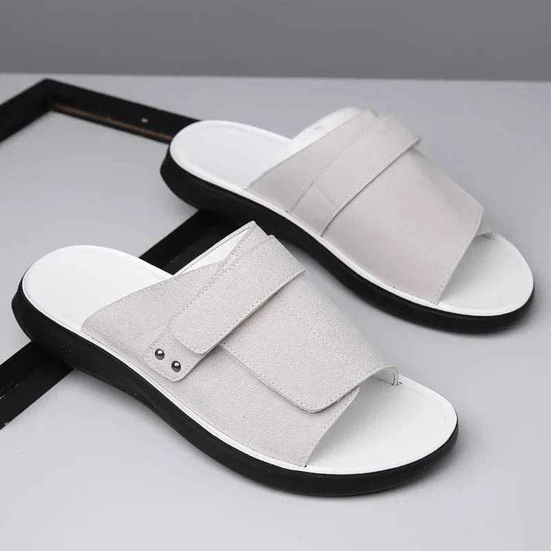 Eliana | Stylish Adjustable Strap Comfort Slides For Men