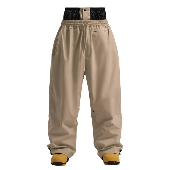 Phoebe | Stylish Baggy Cargo Snow Pants With Cow Print