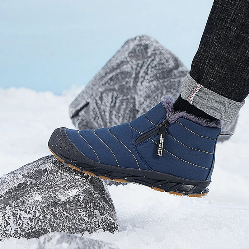 Elara | Stylish Waterproof Fur-Lined Winter Ankle Boots