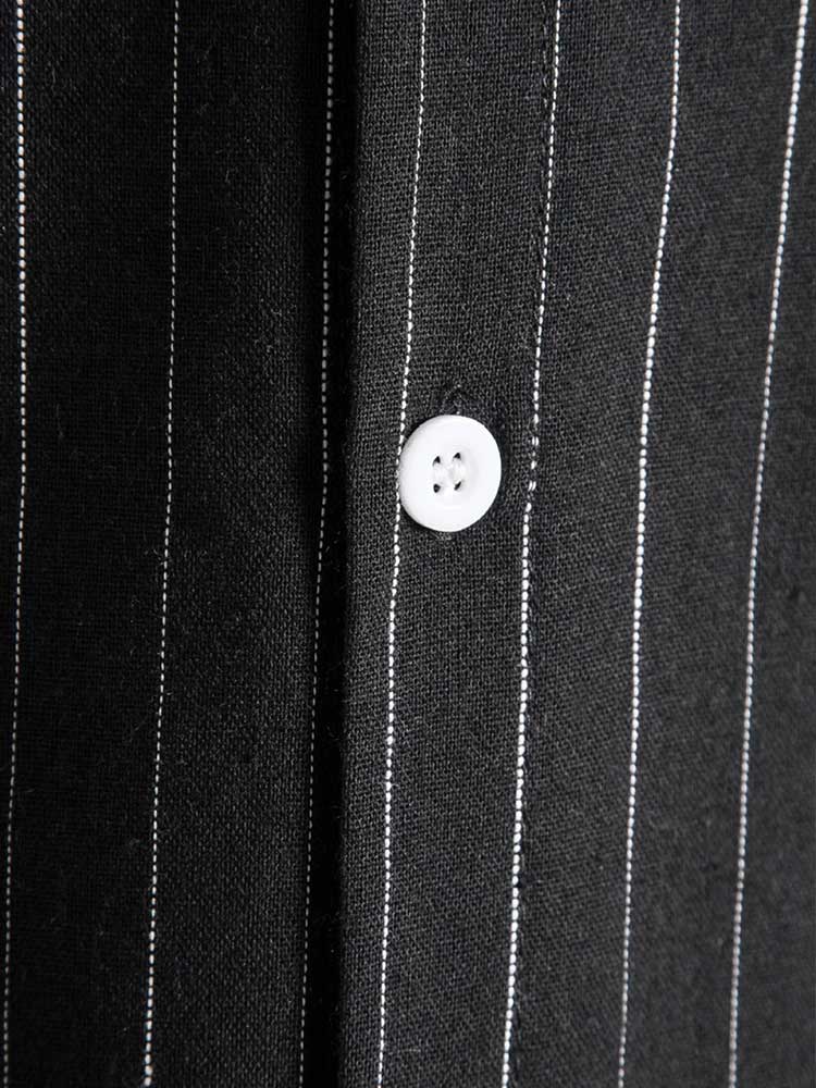 Dante | Effortless Striped Short Sleeve Button Up Shirt Men