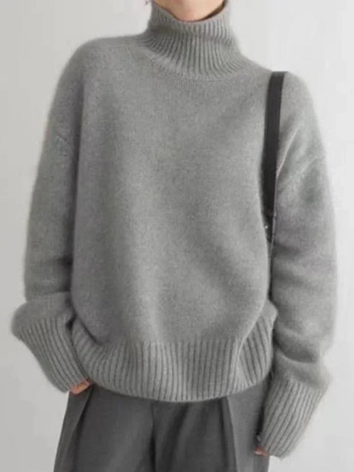 Riley | Cozy Turtleneck Oversized Knit Sweater