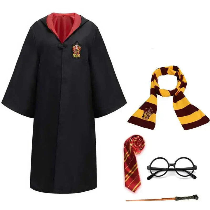 Rosanna | Complete Hogwarts Wizard Costume Set With Robe And Accessories