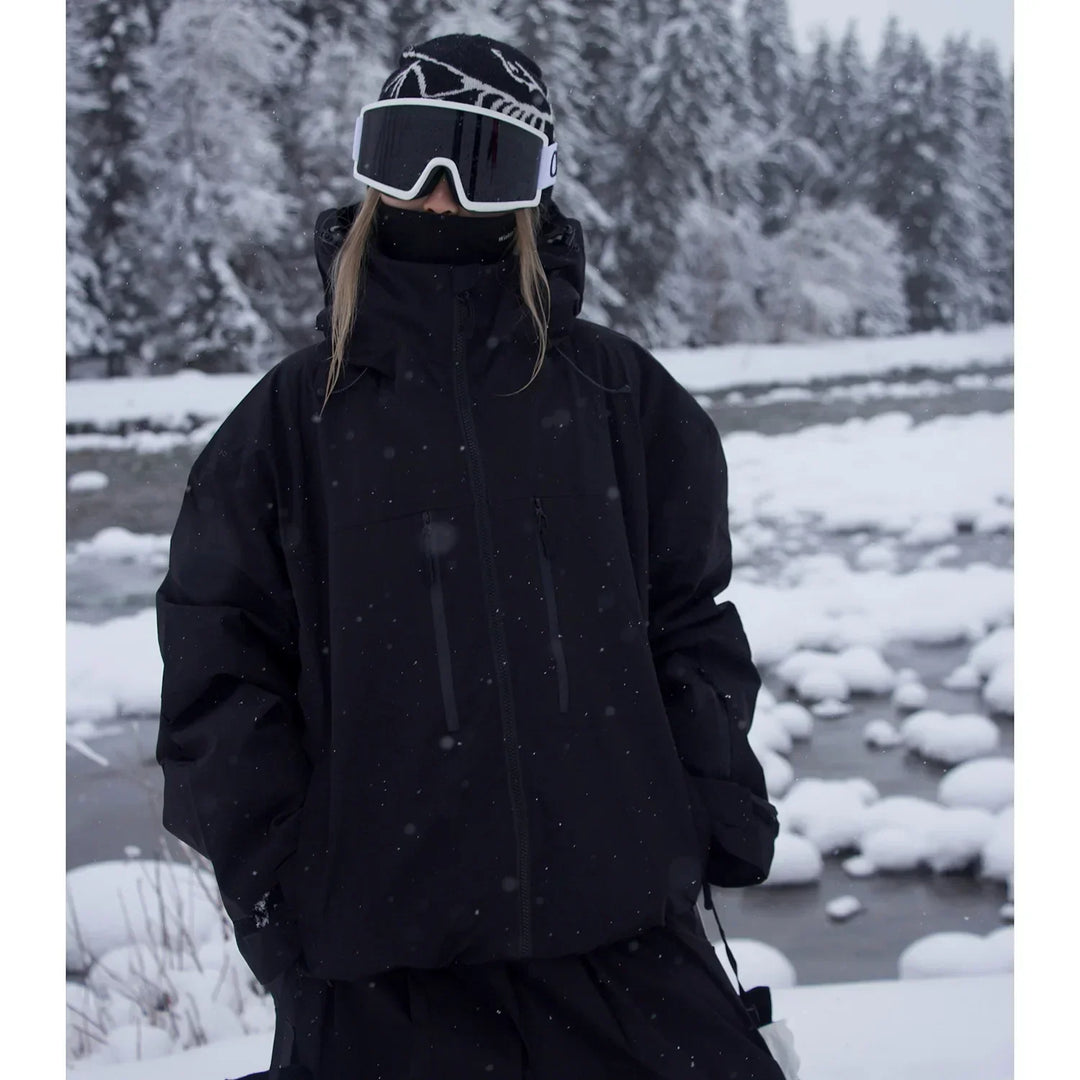 Eleanore | Stylish Hooded Ski Jacket With Full Zip
