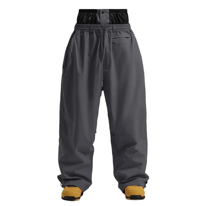 Phoebe | Stylish Baggy Cargo Snow Pants With Cow Print