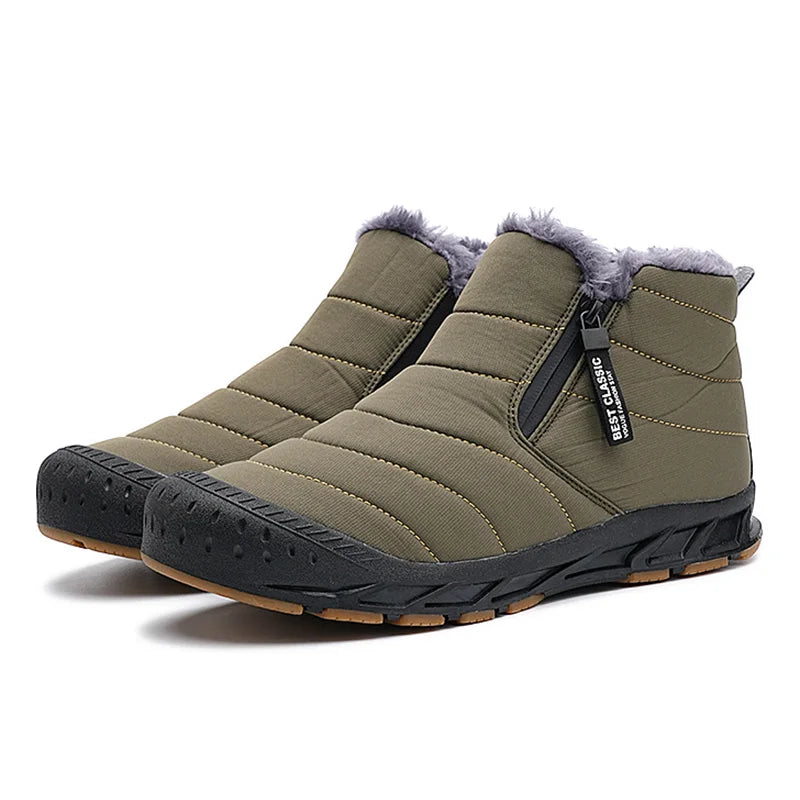 Elara | Stylish Waterproof Fur-Lined Winter Ankle Boots