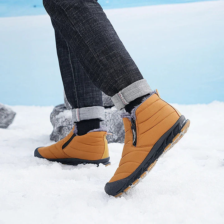 Elara | Stylish Waterproof Fur-Lined Winter Ankle Boots