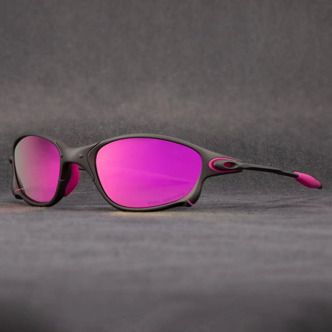 Jericho | Sleek Polarized Sport Sunglasses With Red Mirror Lens