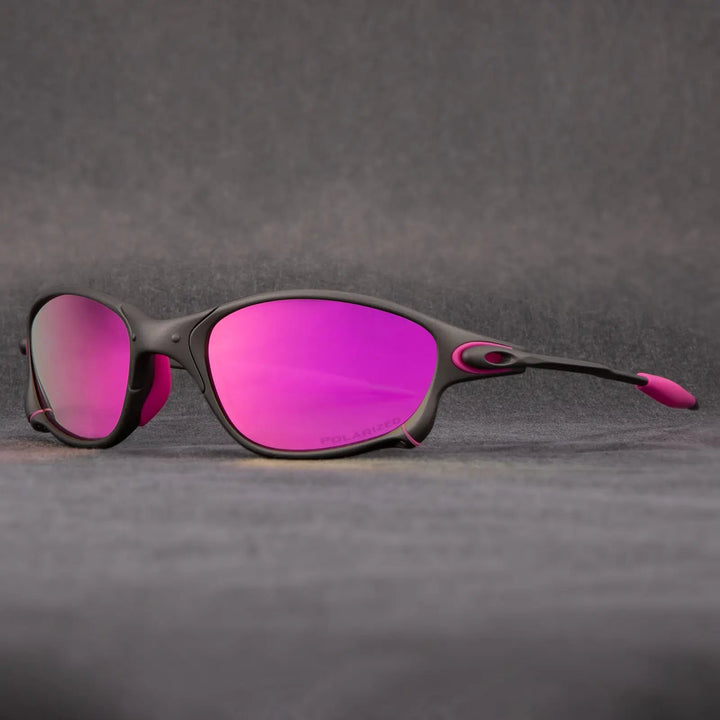 Jericho | Sleek Polarized Sport Sunglasses With Red Mirror Lens