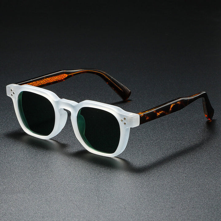Margot | Chic Retro Acetate Sunglasses With Tortoiseshell Temples