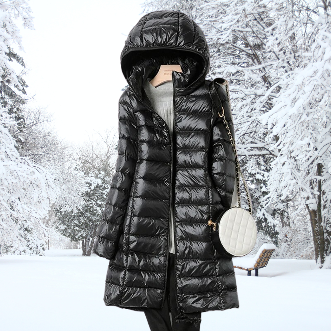 Elona | Ultralight Hooded Down Puffer Jacket With Water-Repellent Finish