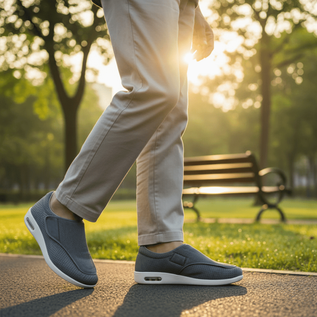 Felicity | Stylish Extra Wide Diabetic Slip-On Shoes With Memory Foam