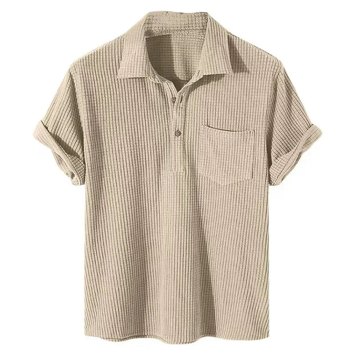 Lila | Effortless Short Sleeve Button Up Casual Shirt Men