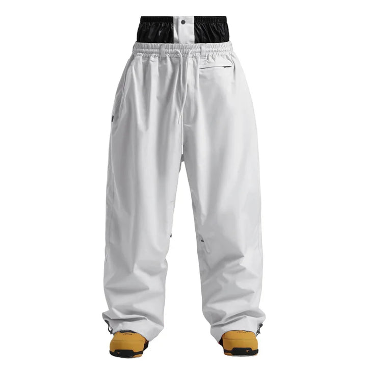 Phoebe | Stylish Baggy Cargo Snow Pants With Cow Print